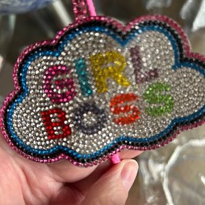 NWT Bari Lynn Girls' beaded Headband “Girl Boss”